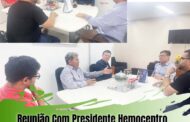 Reunião Com Presidente do Hemocentro